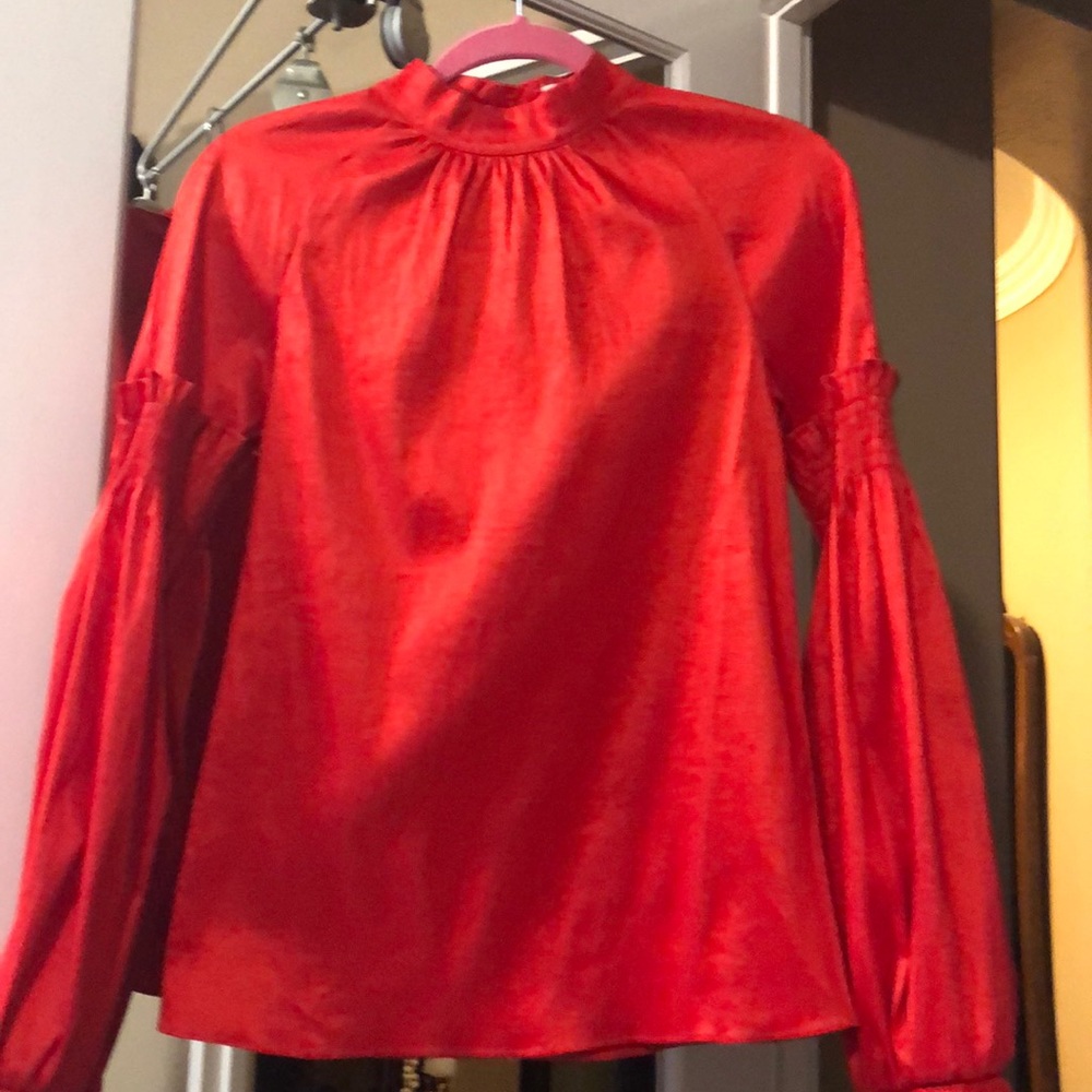 Tea&cup red blouse